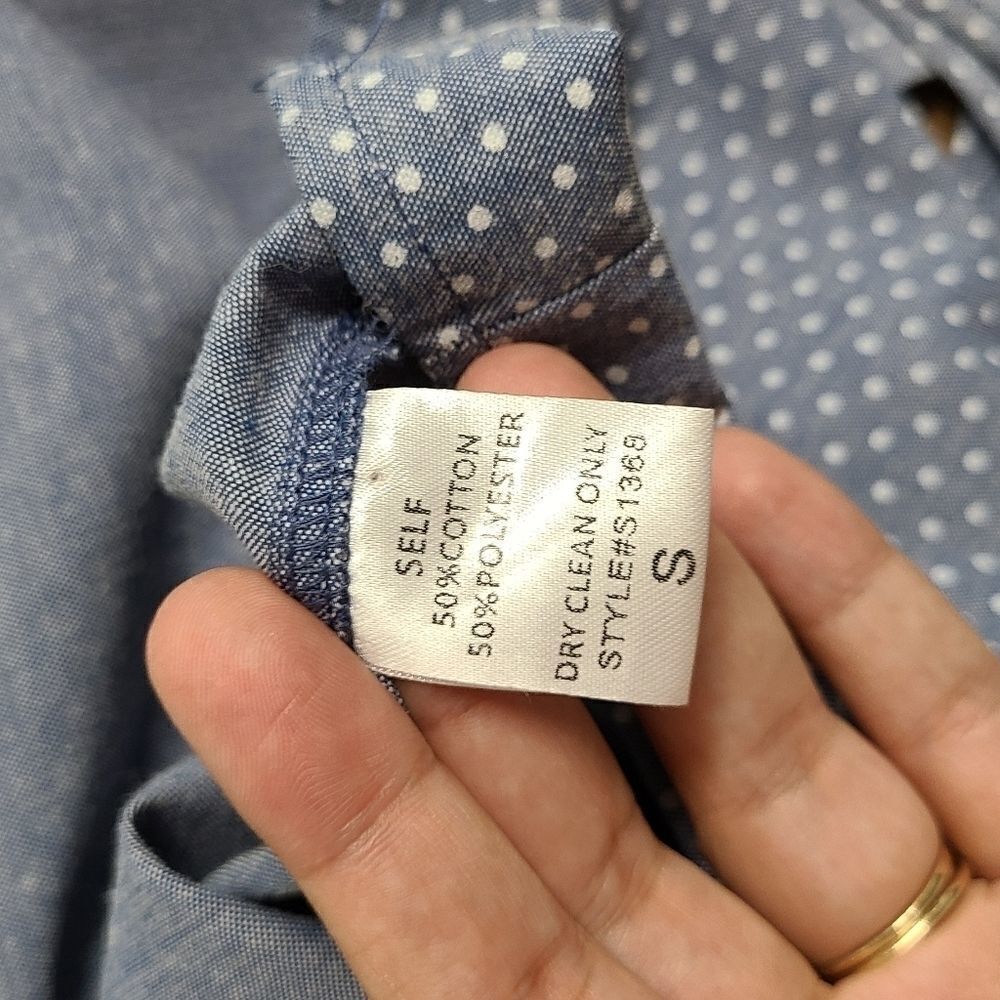 Re-named Polka-dot Skirt & Blue Cropped Top Set‎ Size S - Picture 6 of 9